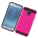 Wholesale Galaxy J3 (2018), Achieve, Star, Galaxy Express Prime Armor Hybrid Case (Hot Pink)